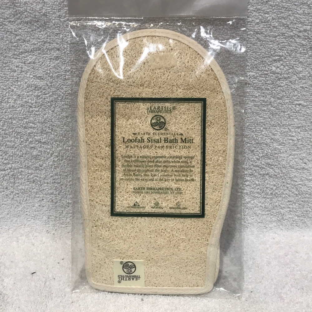 Earth Therapeutics loofah bath mitt